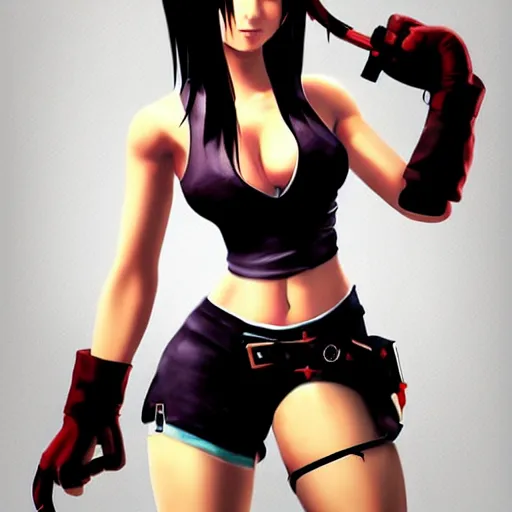 Prompt: tifa lockhart, digital art, artstation