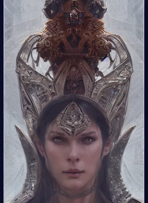 Prompt: symmetry!! conan the barbarian, machine parts embedded into face, intricate, elegant, highly detailed, digital painting, artstation, concept art, smooth, sharp focus, illustration, art by artgerm and greg rutkowski and alphonse mucha, 8 k