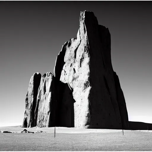 Prompt: Absolute power is a door into dreaming by Ansel Adams, award winning photograph, black and white