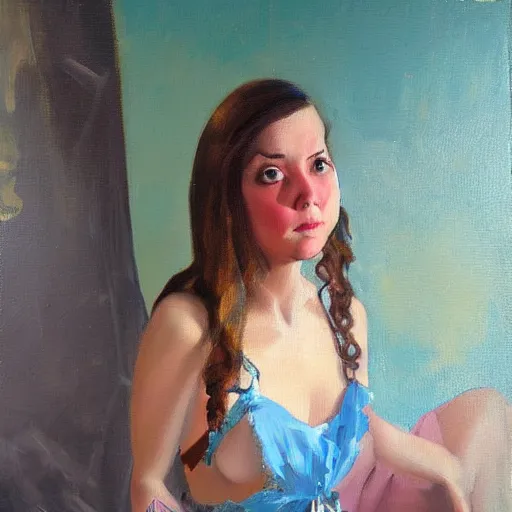 Prompt: the girl from my dreams, Van Vogh painting