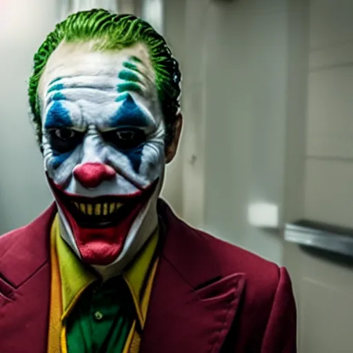 Image similar to film still of David Cross as joker in the new Joker movie