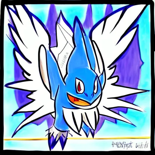 How to draw Articuno (Pokemon) 