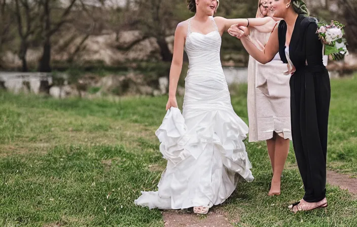 Image similar to lesbian geese getting married