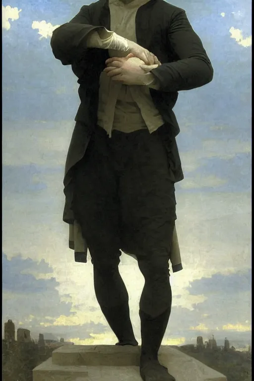 Image similar to Professor X from the X-Men by William Adolphe Bouguereau