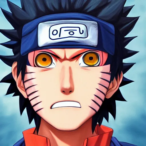 Prompt: ultra realistic portrait painting of a fusion of obito and naruto, art by masashi kishimoto, 4 k, naruto artstyle, cel shaded, highly detailed, epic lighting, full body