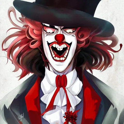 What a clown | Anime artwork, True art, Anime art