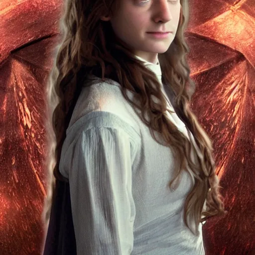 Prompt: hermione granger as galadriel