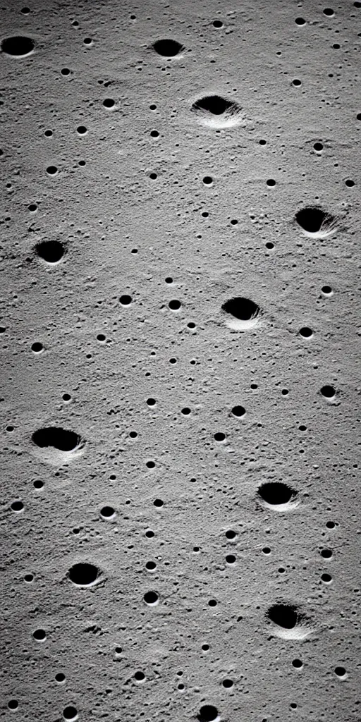 Image similar to the scenery of the lunar surface, the footprints of human beings on the lunar surface.