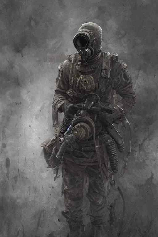 Image similar to Demonic world war German soldier in a gas mask, dark fantasy, intricate, highly detailed, smooth, artstation, painted by Wayne Barlowe, Greg Rutkowski, zdislav beksinski, Francis Bacon