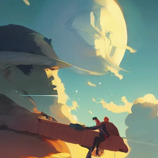 Image similar to breathtaking, by atey ghailan, art by wlop, nature sunsets, by boris vallejo, your name anime art style, octane render, art by aaron horkey, by boris vallejo, epic, photorealistic, comic book characters, detailed face