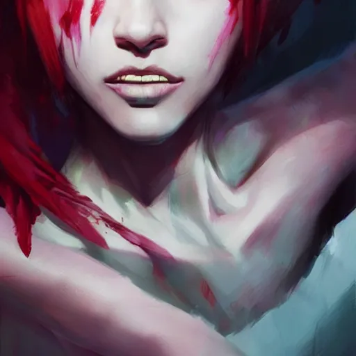 Image similar to beautiful portrait of hisoka morow, hyper realistic, sharp, greg rutkowski, wlop,