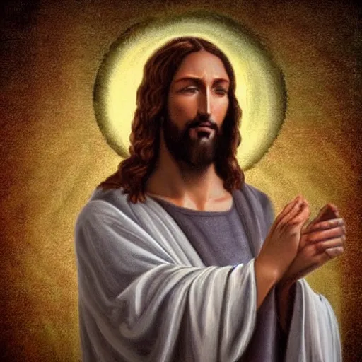 Image similar to jesus facepalm, photorealistic