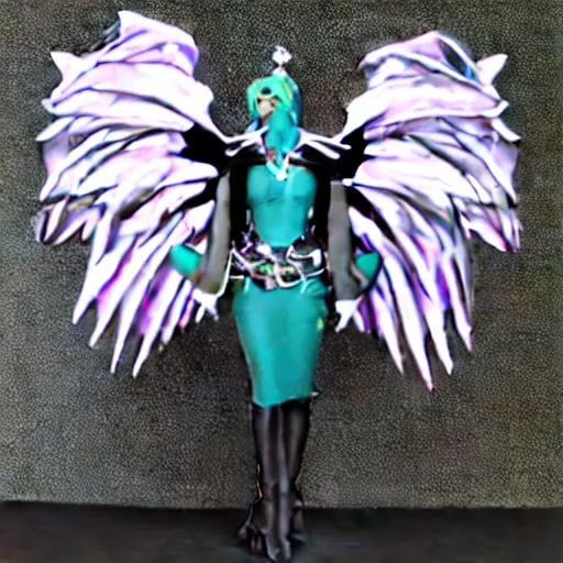 Image similar to cyber dragon angel pimp