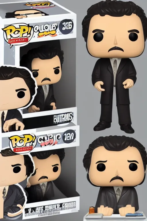 Prompt: detective columbo as funko pop figure