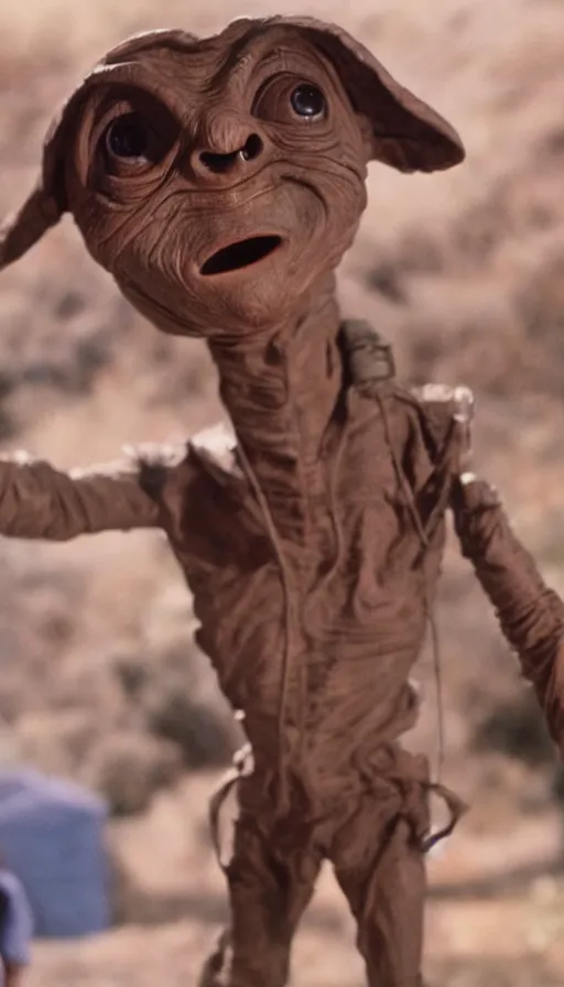 Image similar to e. t. ganger, cinema still