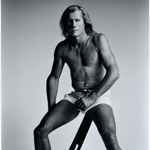 Image similar to a annie leibovitz portrait of bjorn borg