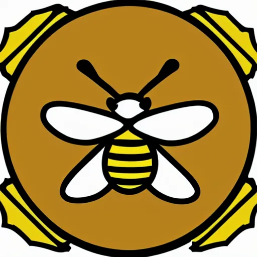 Prompt: a professional logo of a crew called bee bros