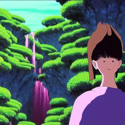 Image similar to beautiful nature scenery from Spirited Away (2001)