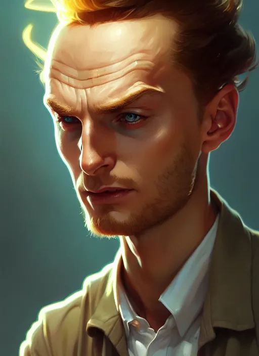 Image similar to ultra realistic illustration, handsome morty smith. intricate, highly detailed, digital painting, artstation, concept art, smooth, sharp focus, illustration, art by artgerm and greg rutkowski and alphonse mucha and wlop