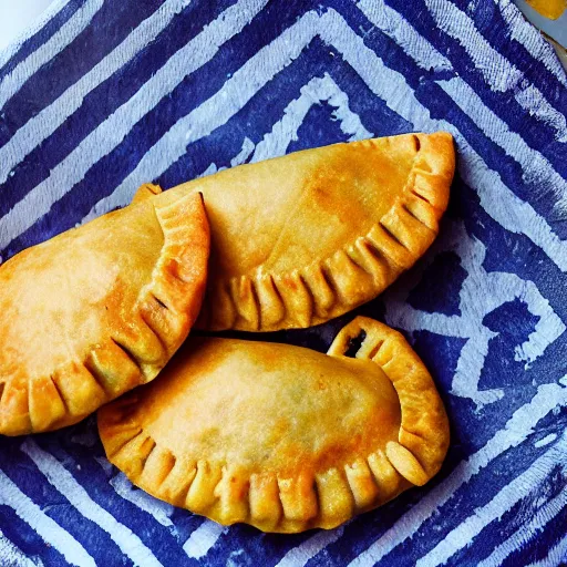 Image similar to close view of a picadillo empanada