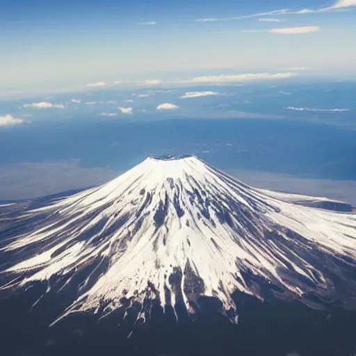 Image similar to aerial photo of mt fuji