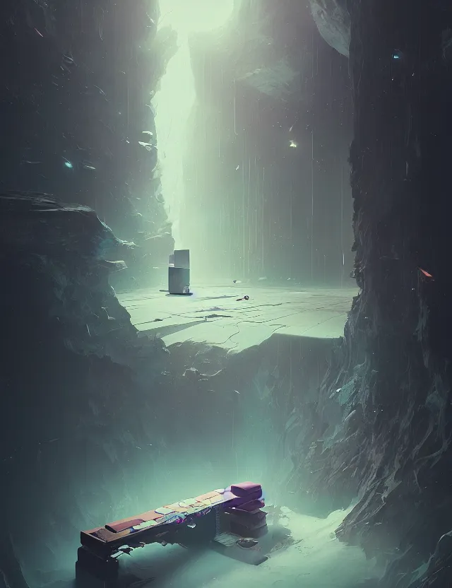 Prompt: liminal space, artwork by tooth wu and wlop and beeple and greg rutkowski