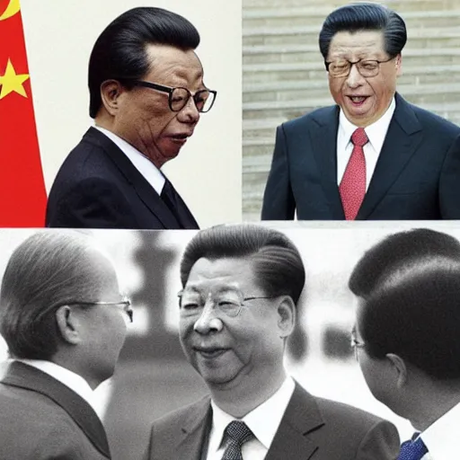 Image similar to china leader jiang zemin freak out