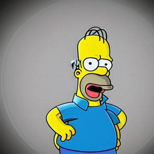 Homer Simpson looking livid staring into the camera in | Stable ...