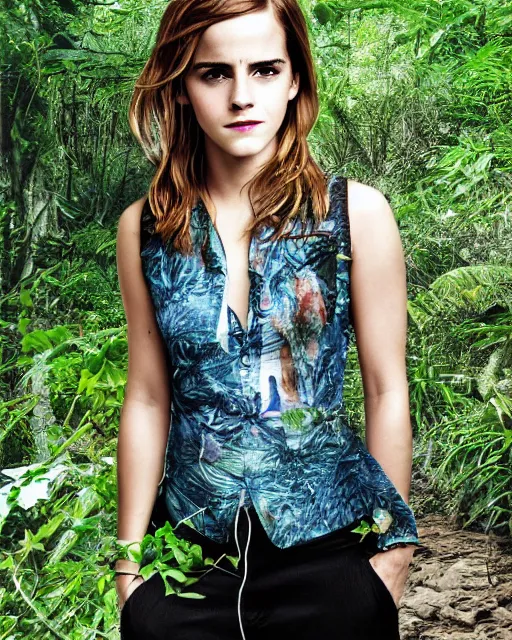 Image similar to Emma Watson in The Jungle of Lightning