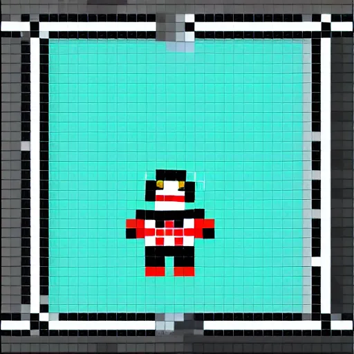 Image similar to pixelated hero, 1 2 8 bit, 1 0 0 0 x 1 0 0 0 pixel art, nintendo game, pixelart, high quality, no blur, sharp geometrical squares