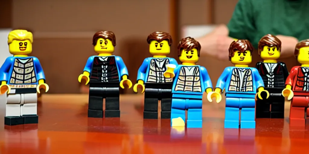 Prompt: the lego christian bible