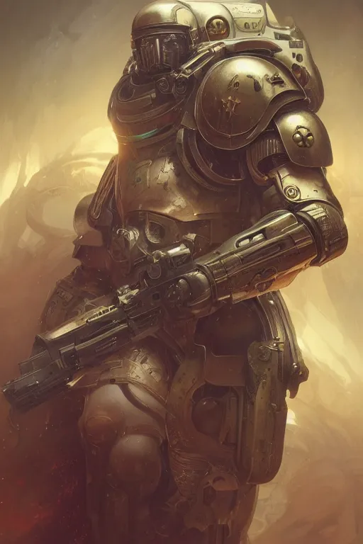 Image similar to Ultra realistic illustration, space marine, cyberpunk,sci-fi, fantasy, intricate, elegant, highly detailed, digital painting, artstation, concept art, smooth, sharp focus, illustration, art by artgerm and greg rutkowski and alphonse mucha