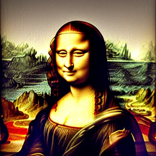 Image similar to the mona lisa