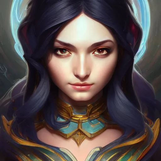 Image similar to perfectly - centered - portrait of irelia from league of legends, intricate, highly detailed, digital painting, artstation, concept art, smooth, sharp focus, illustration, unreal engine 5, 8 k, art by artgerm and greg rutkowski and alphonse mucha