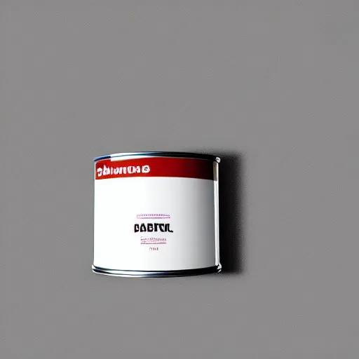 Image similar to can of paint, minimal, modern