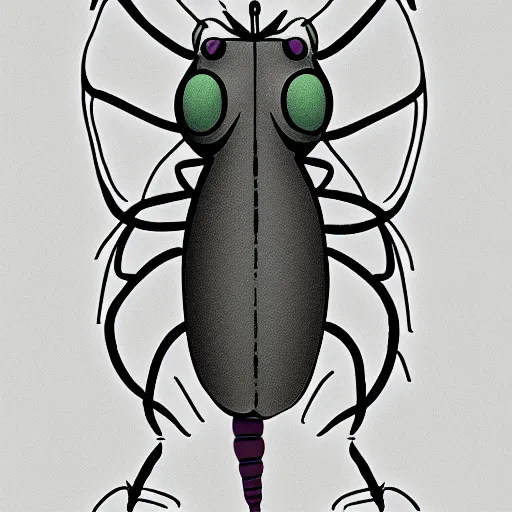 Prompt: full body portrait of an anthropomorphic cartoon style caterpillar bug, drawn by genndy tartakovsky