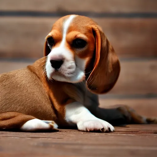 Image similar to beagle and my mom had a baby, movie still, photography, DSLR 35mm, low light photography, ultra fine detail