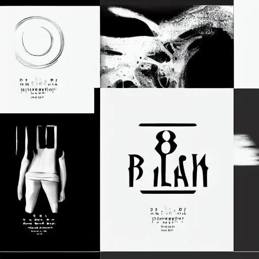 Image similar to black on white graphic design in the style of pavel ripley