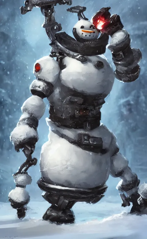 Image similar to a snowman depicted and made into a transformer, hybrid, dynamic lighting, photorealistic fantasy concept art, trending on art station, stunning visuals, creative, cinematic, ultra detailed