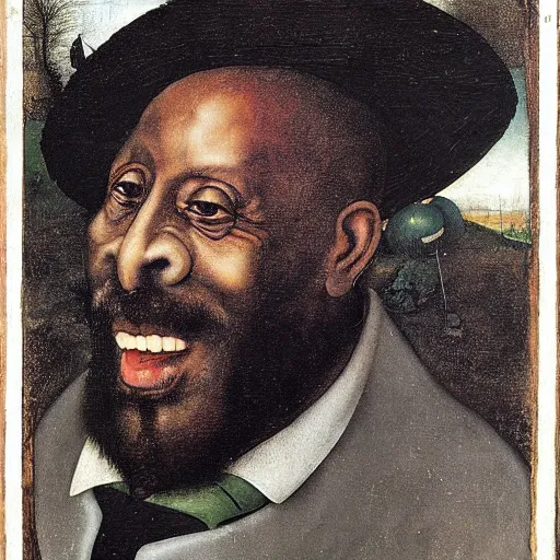 Prompt: thelonius monk by hieronymus bosch