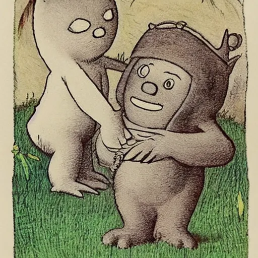 Prompt: by Maurice Sendak