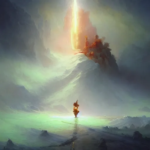 Image similar to french toast made by ivan aivazovsky, peter mohrbacher, greg rutkowski volumetric light effect broad light oil painting painting fantasy art style sci - fi art style realism premium prints available artwork unreal engine