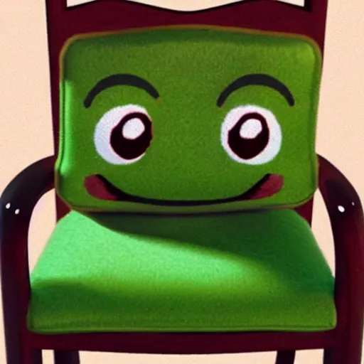 Prompt: froggy chair animal crossing