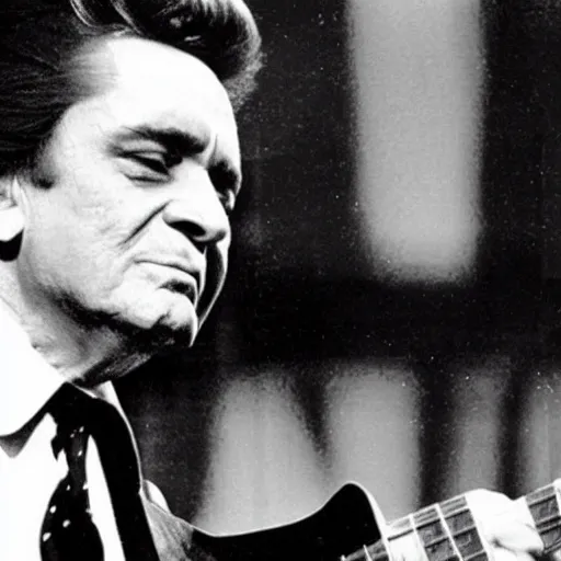 Image similar to johnny cash running for president