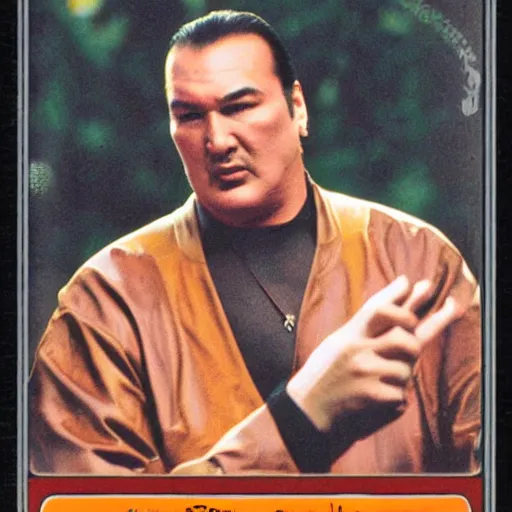 Image similar to Steven Seagal trading card