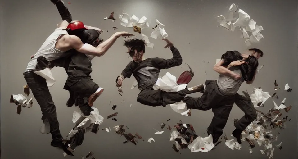 Prompt: the two complementary forces that make up all aspects and phenomena of life, by Jeremy Geddes