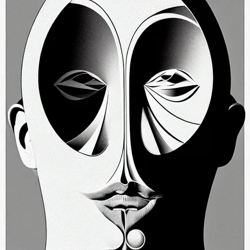 Image similar to white conceptual figurative post - morden monumental abstract portrait made by escher and piranesi, highly conceptual figurative art, intricate detailed illustration, illustration sharp geometrical detail, vector sharp graphic, controversial poster art, polish poster art