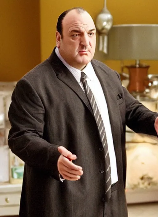 Prompt: Holy cannoli! TONY SOPRANO IS A FRICKING EGG!!!