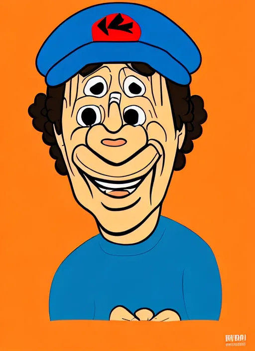 Image similar to cartoon illustration portrait seu ramon seu madruga, el chavo,