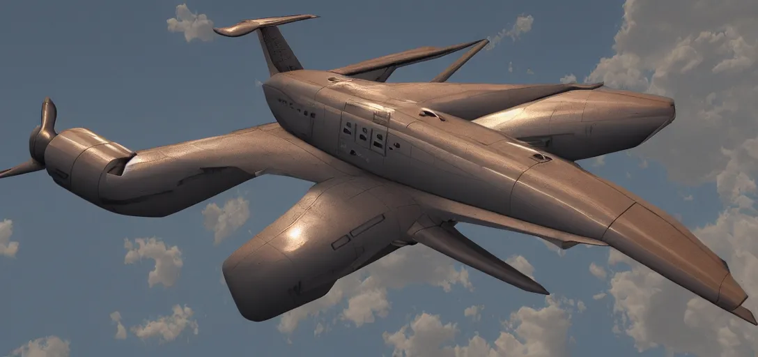 Image similar to retro futuristic plane, 8 k photorealistic, hd, high details, trending on artstation